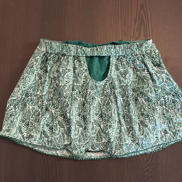 Anthropologie Green Botanic Print Strapless Tube Top - Picture 9 of 9